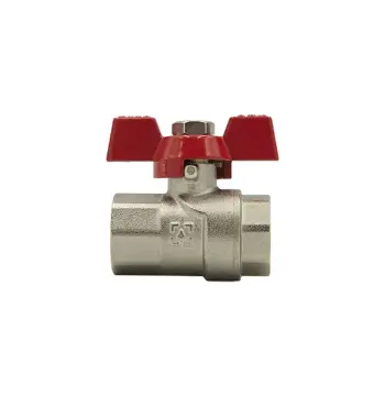 Кран шаровый Raftec RED PN40 ВВ 1/2" бабочка CBB-01