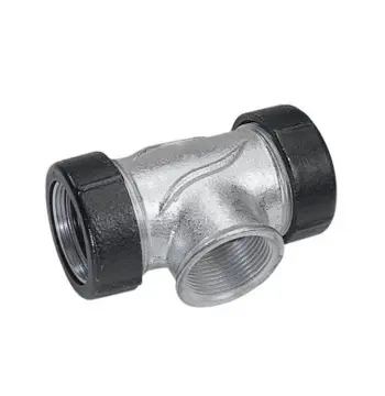 GEBO QUICK QT зажимной тройник с резьбой DN50 59.7-63.6 x2" x59.7-63.6мм