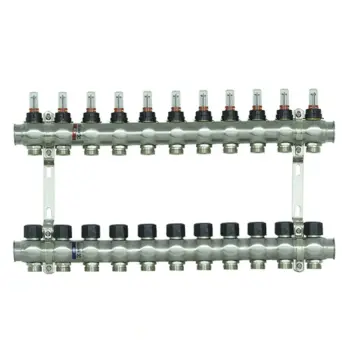 Коллектор с расходомерами Raftec STEEL 1"х11 RC03-11