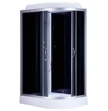 Душевой бокс ассиметричный левый REGA L120GBSL (L120BL) BRAVO (3уп.)