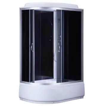 Душевой бокс ассиметричный правый OBRA H120GBSR (H120BR) BRAVO (3уп.)