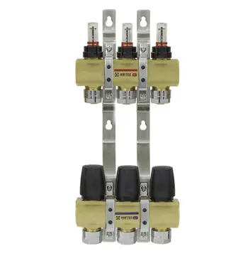 Коллектор с расходомерами Raftec GOLD 1"х3