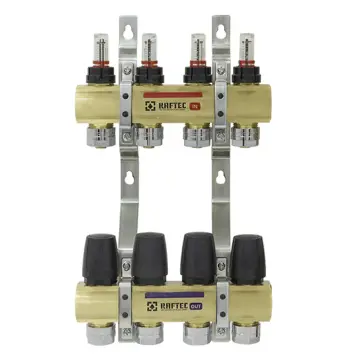Колектор з витратомірами Raftec GOLD 1"х4