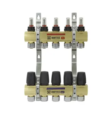 Коллектор с расходомерами Raftec GOLD 1"х5
