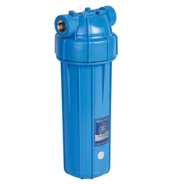 Колба Aquafilter 10" с синей крышкой, латунная резьба 3/4"