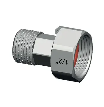 Полузгон с накидной гайкой для счетчика Raftec 3/4" пара HDV-2