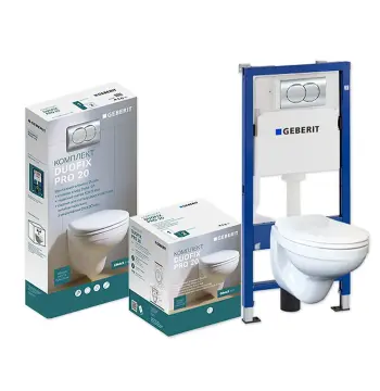 Установка Giberit DUOFIX PRO 20 118.315.21.2+ унитаз Idol с сиденьем + клавиша Delta 20 хром