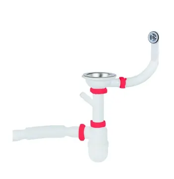 Сифон для миття PLM 3 1/2"x40 з різьбовим випуском/з гофротрубою 40x40/50 PM 40 SF 20 07
