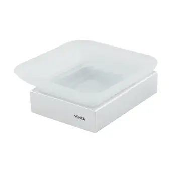 Мильниця настінна VENTA матове скло хром V120C