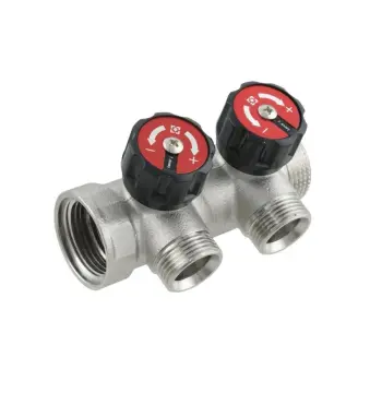 Коллектор Raftec 1"x3/4" 2 выхода KV03022