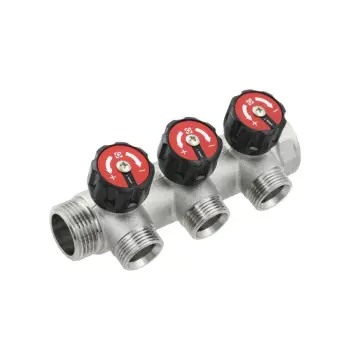 Коллектор Raftec 1"x3/4" 3 выхода KV03023