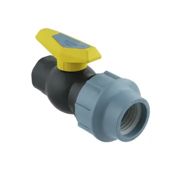 Кран кульовий ПНД SantehPlast 50мм 1 1/2"