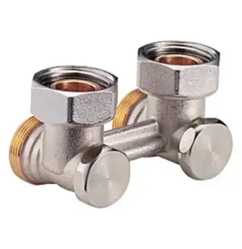 Кран радіаторний кутовий Giacomini для нижнього підключення 3/4"х3/4" R388X002