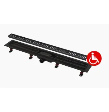 Трап лінійний Alcaplast 950 мм APZ10BLACK-950M