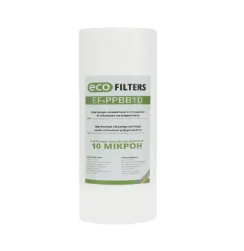 Картридж механічного очищення зі спіненого поліпропілену Eco Filters EF-PP BB10 10 мкм