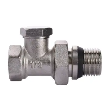 Кран радиаторный прямой ECO Technology ECO5108 1/2 ″под ключ с уплотнителем