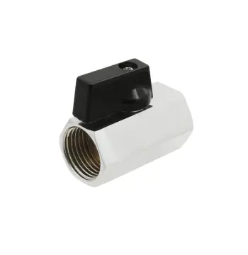 Кран кульовий Raftec BLACK PN10 ВВ 1/2" mini RVHSF01