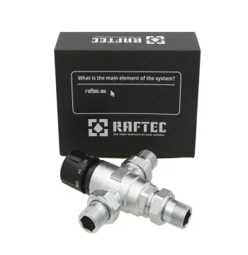 Триходовий змішувально-розподільний клапан Raftec 3/4" RTSM02