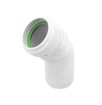 Колено внутреннее бесшумное ASG S-LINE ф 50мм x45°