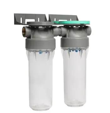 Колба механической очистки прозрачная Ecosoft 2P DUPLEX PET 3/4" 2,5"х10" 8 бар