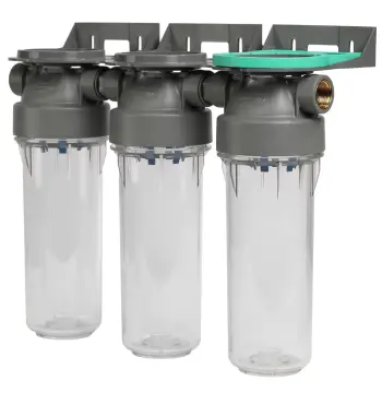 Колба механической очистки прозрачная Ecosoft 2P TRIPLEX PET 3/4" 2,5"х10" 8 бар