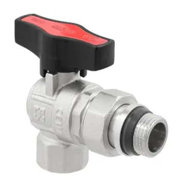 Кран кульовий з американкою кутовий Raftec GOLD PN64 ВН 1/2" GRDA01
