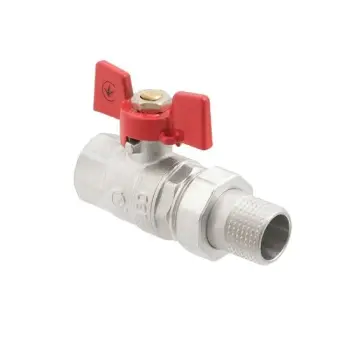 Кран кульовий з американкою PLM STRONG ВЗ 1/2’ метелик PSVC01