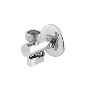 Кран приладовий кутовий з фільтром Raftec Silver 1/2"x3/4" KFH0102