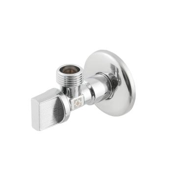 Кран приладовий кутовий Raftec Relo Silver 1/2" KH0101