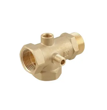 П’ятерник латунний Raftec 1"x1"x1"x1/4"х"1/4"