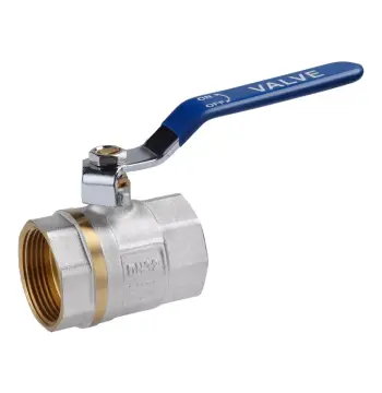 Кран кульовий VALVES 1 1/4" ВВ (синя ручка)