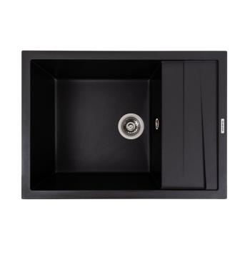 Кухонна мийка гранітна матова 7050 CASCADA VALESO чорна