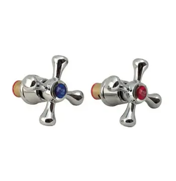Ручки AC0511 для смесителя Europroduct Smes ECONOMIC латунные хромированные с кран-буксами (AC0511)