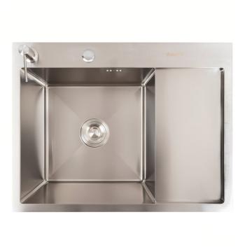 Кухонна мийка CM 65*50 L нержавійка VALESO Handmade (3,0/1,0)