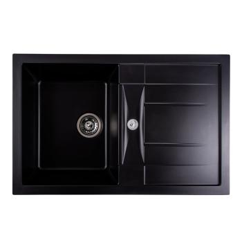 Гранітна мийка VALESO 7850 TROYA матова, чорна