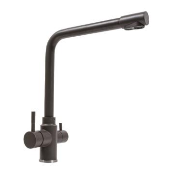 KT 8201 (8626) змішувач під фільтр VALESO ТЕМНА СКЕЛЯ