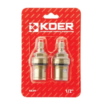 Комплект KR599 кран-букс Koer KR.599 латунних керамічних 1/2 (AC0528)