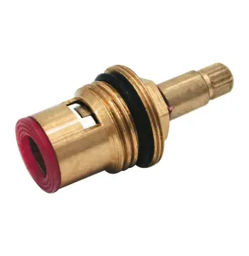 Кран-букса EUROPRODUCT KB-001-CER латунная 1/2" на 20 шлицов с широкой юбкой (AC0529)
