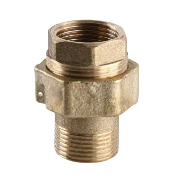 Сгон американка прямая латунная 3/4″ВР х 3/4″НР литейная с паранитовой прокладкой 1503Б