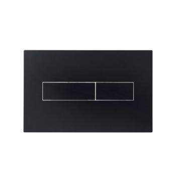 Клавіша змиву Qtap Standard 152x236x28 мм, Matt Black, лінійна QTSTD164BLM49473