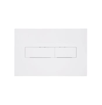 Клавіша змиву Qtap Standard 152x236x28 мм, White, лінійна QTSTD164W49471