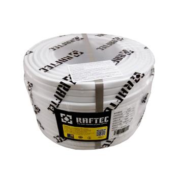 Провід ШВВП RAFTEC 3х1.5 (плоский, багатожила, білий) 100 м