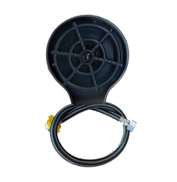 Омыватель для стаканов ZERIX WAS-02 BLACK из нержавеющей стали (цвет черный) (ZX6210)