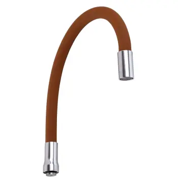 Вилив змішувача GLR-BROWN-55 для кухні Гофрований, силікон Коричневий , 3/4″ВН