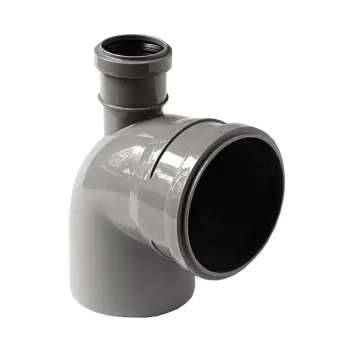 Колено VSplast 110x90° з вiдводом 50мм (вертикальне)