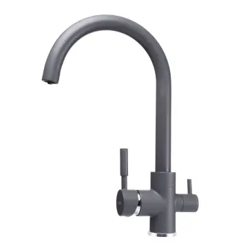 Змішувач для кухні під осмос Globus Lux LAZER GLLR-0333-3-TITANIUM