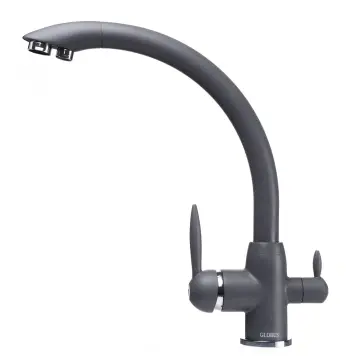 Змішувач для кухні під осмос Globus Lux LAZER GLLR-0777-3-TITANIUM