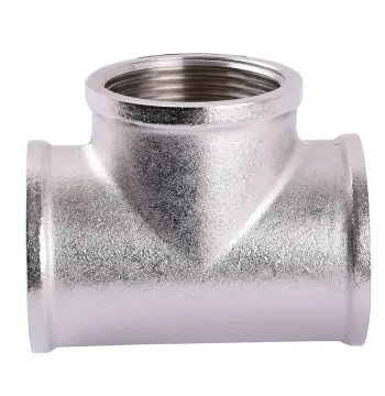 Тройник SOLOMON 3/4″ ВВВ никель 8202