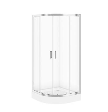 Душевая кабина полукруглая ARTECO 90x90x190 прозрачное стекло