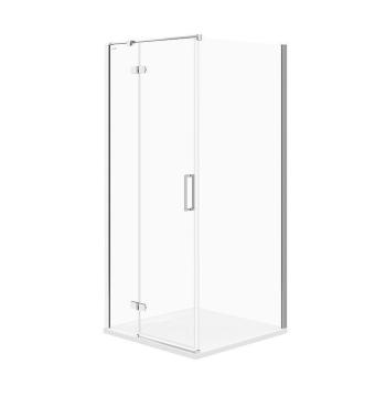 Душевая кабина угловая квадратная JOTA 90x90x195 левосторонняя прозрачное стекло